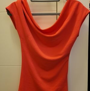 Coral colour blouse - Femme